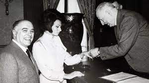 Efemerides año 1957 5 Boda Sophia Loren y Carlo Ponti