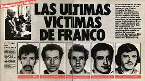 Efemerides año 1975 1 Ultimos fusilamientos Franquistas
