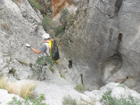 Barranco del Curt o Pas de Bandolers en Benissa (Alicante) 8 Barranco Curt o pas de Bandolers 4