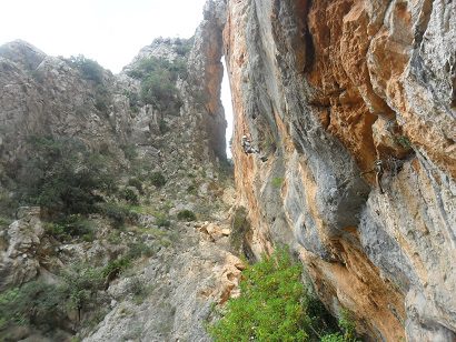 Barranco del Curt o Pas de Bandolers en Benissa (Alicante) 11 Barranco Curt o pas de Bandolers 6