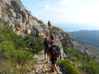 Cima Montgo por campo de tiro (Alicante) 6 Cima Montgo por campo de tiro 3