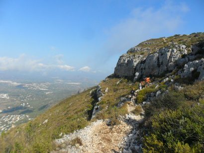 Cima Montgo por campo de tiro (Alicante) 9 Cima Montgo desde campo de tiro 6