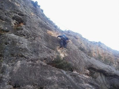Vias Escalada Barranc dels Tarongers Sector Granainos 2 (Valencia) 14 Escalada Granainos 2-5