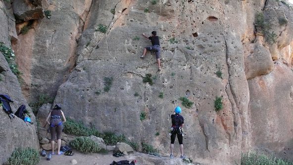 Vias de Escalada Montesa Sector Pared de la Mola (Valencia) 9 Sector pared de la Mola 4