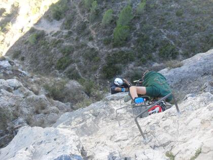 Via Ferrata el Aventador en Bellus (Valencia) 4 Via ferrata el Aventador