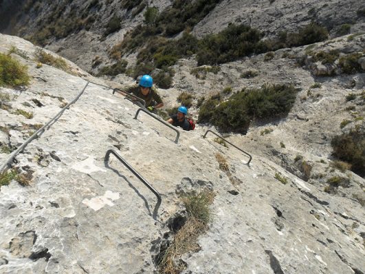 Via Ferrata Sierra de la Villa Castillo de Salvatierra (Alicante) 19 Via ferrata sierra de la Villa