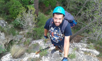 Via Ferrata Fuente Godalla 2017 (Valencia) 17 Primera vertical