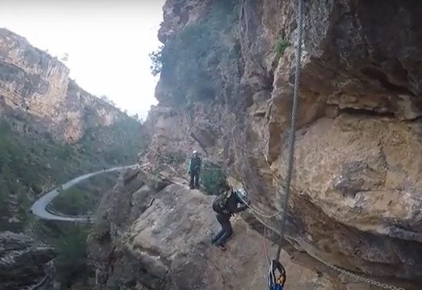 Via Ferrata la Muela Villahermosa del Rio (Castellon) 17 Via ferrata la Muela