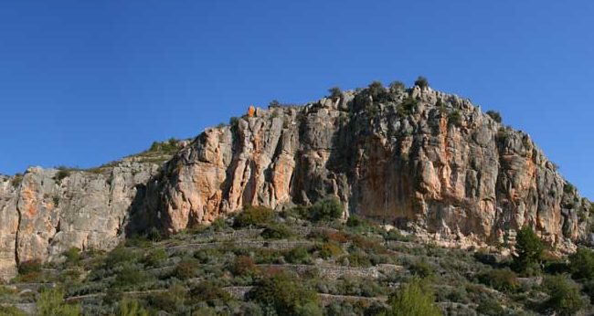 Vias Escalada La Cucala en Borriol (Castellon) 6 Zona escalada la Cucala