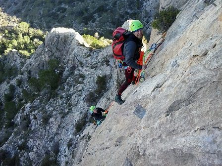 Via Ferrata Cara Norte Sierra del lugar 2018 (Murcia) 5 Via ferrata cara norte sierra del Lugar 3