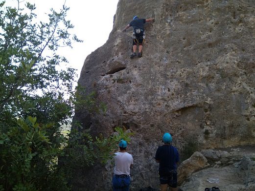 Vias Escalada la Forada en Elda-Petrer (Alicante) 5 Zona escalada la Forada