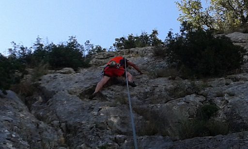 Vias Escalada Ull del Moro en Alcoy (Alicante) 11 Zona escalada Ull del Moro 3