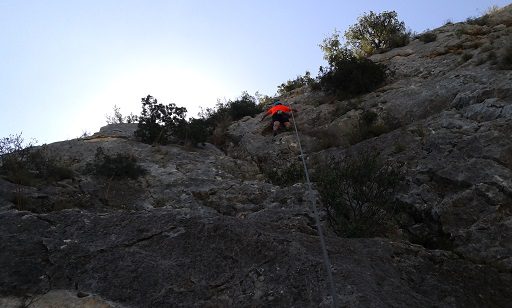 Vias Escalada Ull del Moro en Alcoy (Alicante) 13 Zona escalada Ull del Moro 5