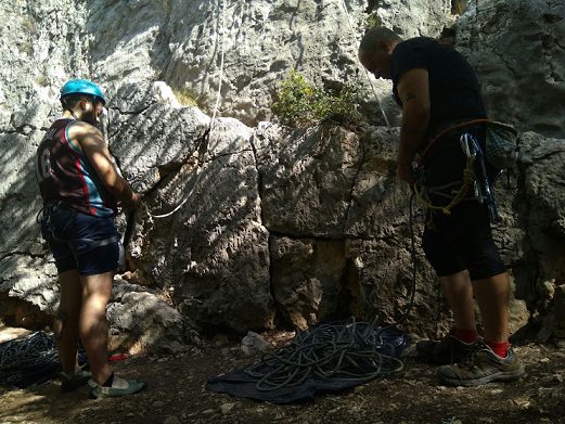Vias Escalada el Bovedon en Gandia (Valencia) 7 Zona escalada el Bovedon