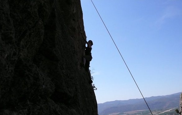 Vias Escalada Alto de Don Pedro en Salinas (Alicante) 4 Zona vias escalada alto de don Pedro