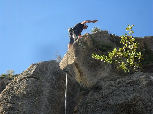 Zona Escalada barranc del Arc en Sella (Alicante) 5 Zona escalada barranc del Arc