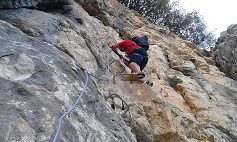 Via ferrata Ayelo de Malferit (Valencia) 28 Tramo de bajada