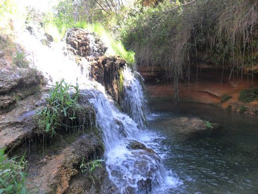 Las mejores rutas senderismo Alicante 12 Cascada Lago Azul