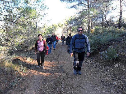 Senderismo Banyeres Penya la Blasca Moli de la Ombria 11 Senderismo Banyeres peña la Blasca moli de la Ombria