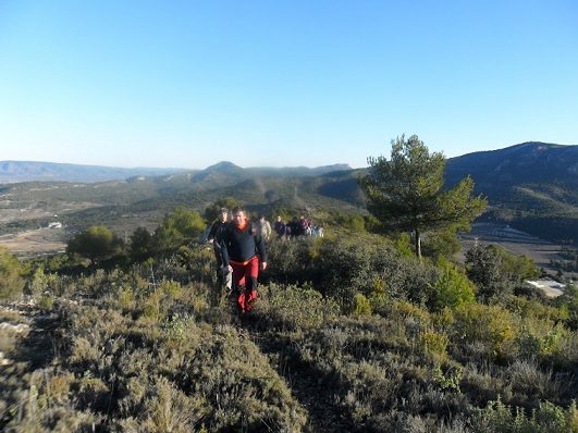 Senderismo Biar Font del Chopo Sierra del Fraile 11 Senderismo Biar font del Chopo sierra del Fraile
