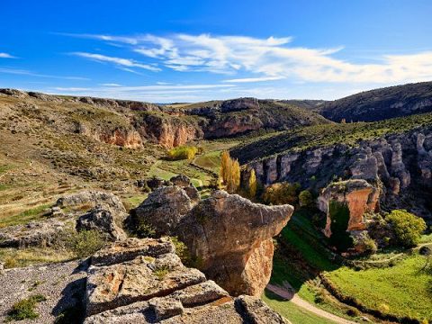 Vias de Escalada hoz del rio Gritos en Valera de Abajo (Cuenca) 4 Zona escalada hoz del rio Gritos