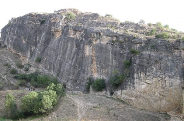 Zona vias de escalada ponton de la Oliva
