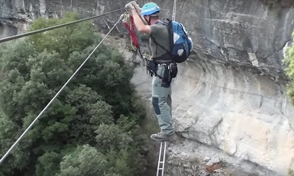 Via ferrata Baumes Corcades (Barcelona) 2 Via ferrata Baumes Corcades