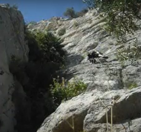 Zona de escalada Pic del Martell en Castelldefels (Barcelona) 3 Zona escalada pic del Martell