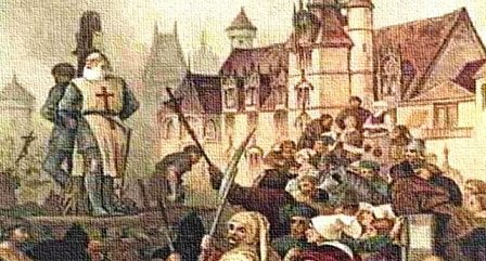 Nacimiento historia de los Templarios 13 Templarios en la Hoguera