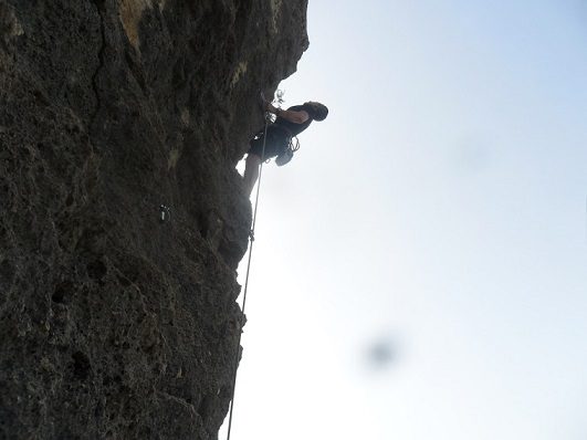 Zona escalada la Cruz en Velilla del rio Carrion (Palencia) 22 Vicente Morello 119