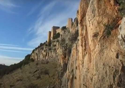 Zona escalada castillo de santa Catalina