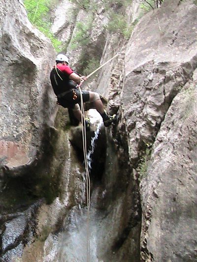 Barranco del Abdet (Alicante) 5 Segundo rapel