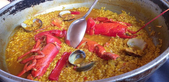 Que podemos ver en Tabarca (Alicante) 10 Arroz con Bogabantes
