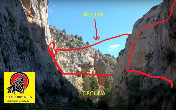 Via ferrata el Zarzalar en Nerpio (Albacete) 39 Croquis via ferrata el Zarzalar