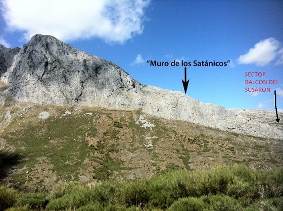 Zona escalada Pico del Susaron (Leon) 22 Sectores del Pico Susaron