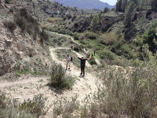 Ruta senderismo pasarelas de Relleu (Alicante) 10 Inicio ruta