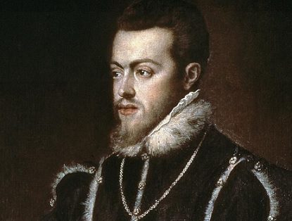 Lista top 50 personajes mas famosos historia España 17 Felipe II
