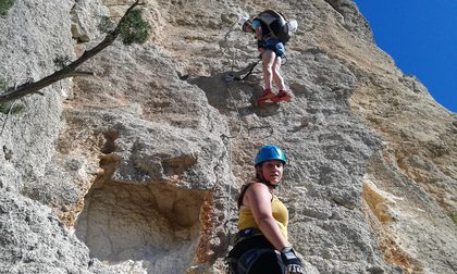 -Inaugurada via ferrata de Merindades en Villarcayo 2 Via ferrata de Merindades inaugurada