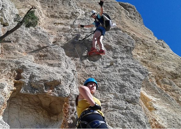 Via ferrata de Castala en Berja (Almeria) 35 Via ferrata de Castala 2